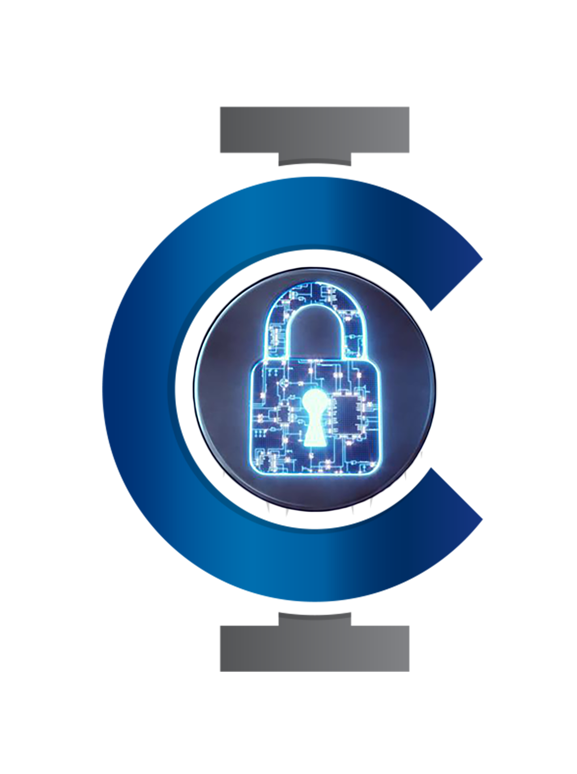 Logo with lock